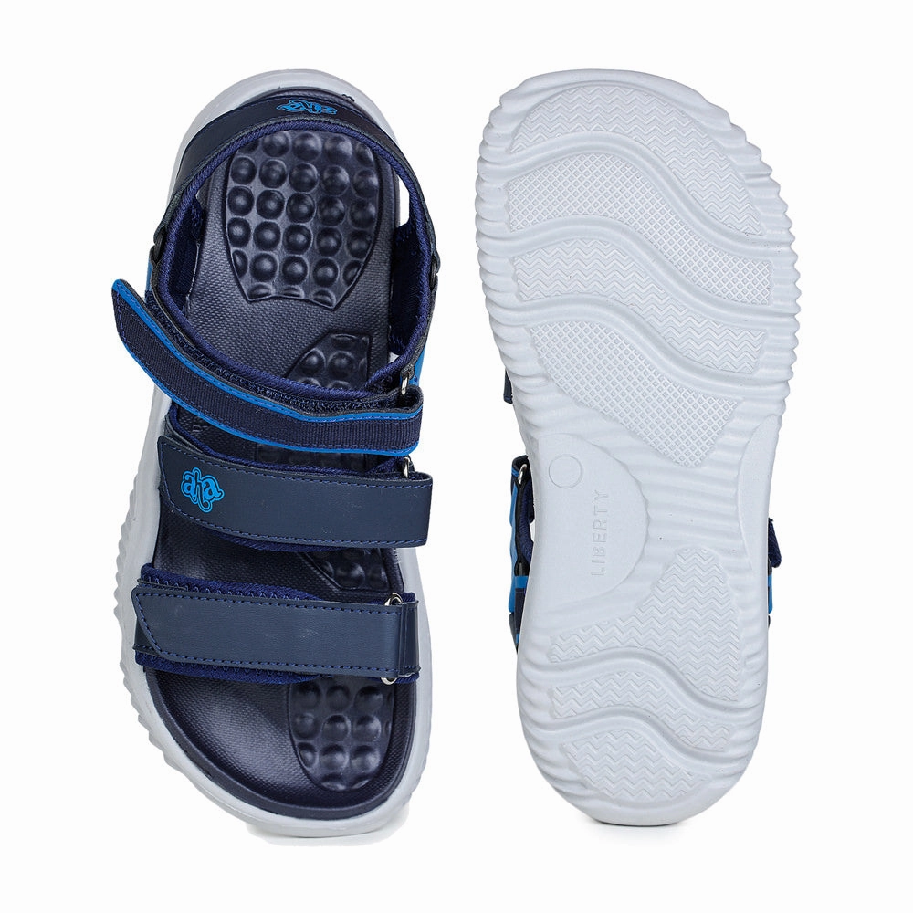 A-HA Casual Blue Sandals For Men STAMINA-8 By Liberty