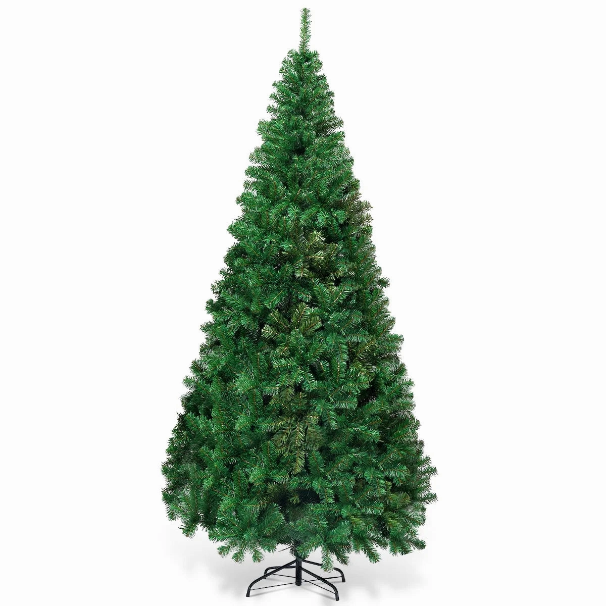 Costway CM19723 7ft Artificial PVC Christmas Tree W/Stand Holiday Season Indoor & Outdoor, Green