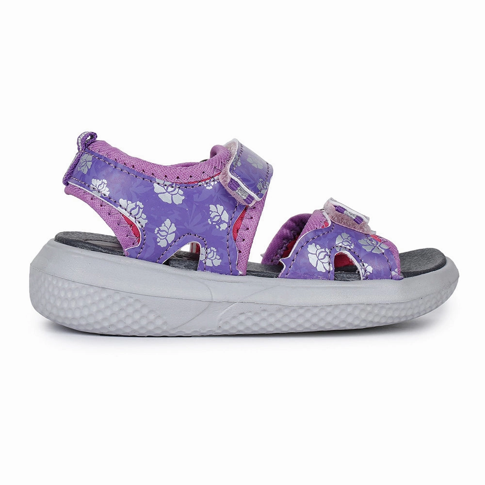 Lucy & Luke (Purple) Casual Sandal For Kids Hippo-3 By Liberty