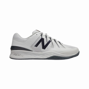 Men's Court 1006 - White with Navy (D Width)