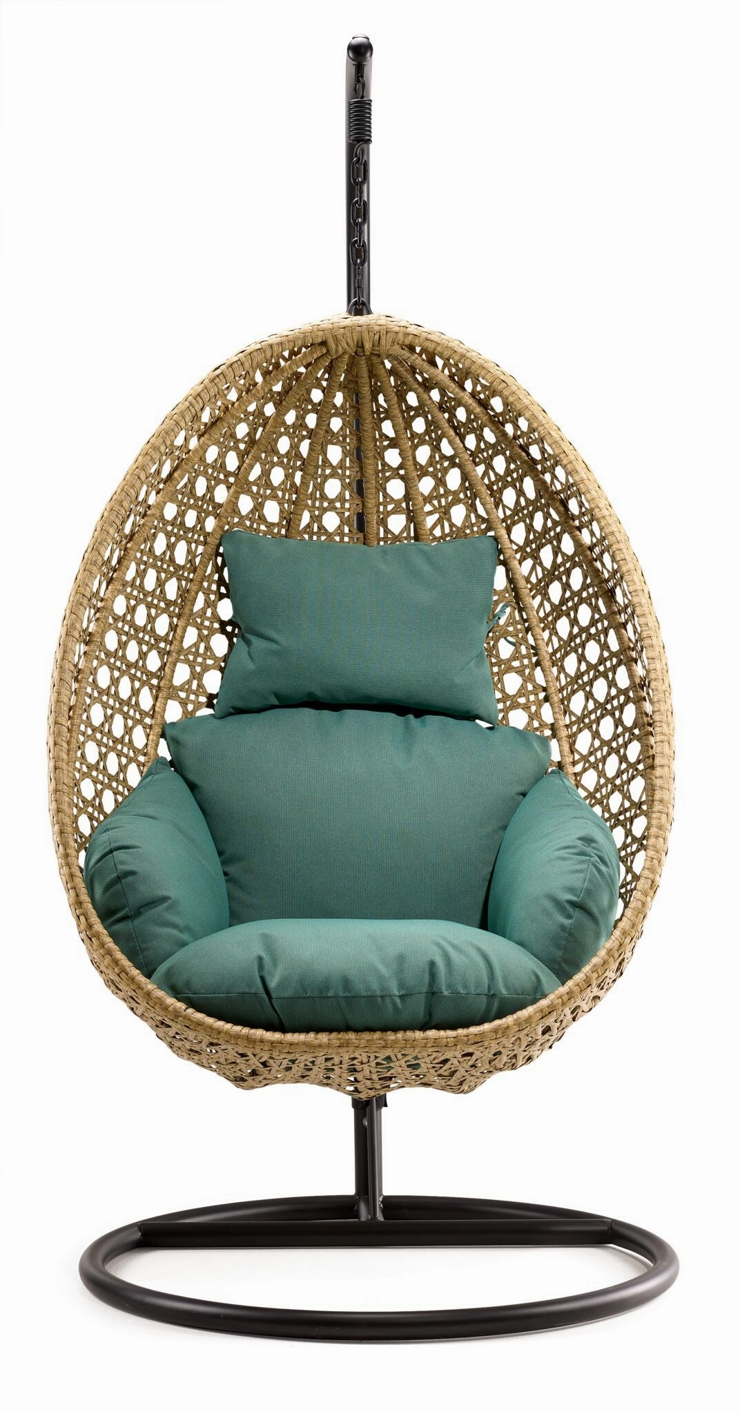 Oasis Outdoor Egg Chair - Beige & Green
