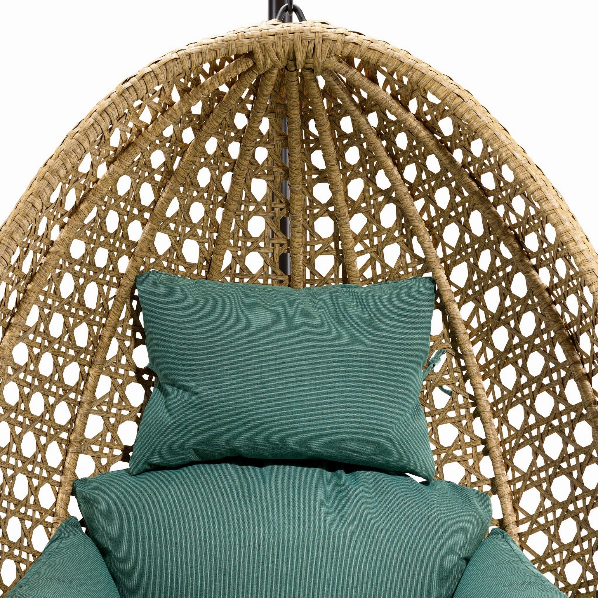 Oasis Outdoor Egg Chair - Beige & Green