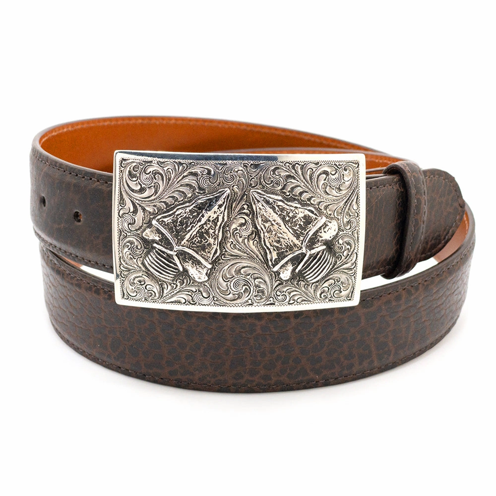 Silver King Arrowhead One Piece Buckle 1.5